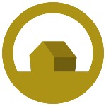Grafisk ikon af et hus